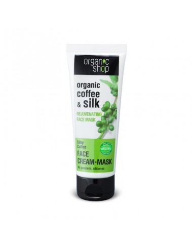 Maschera Viso Rinvigorente Caffè e Aminoacidi della Seta|Organic Shop|Wingsbeat