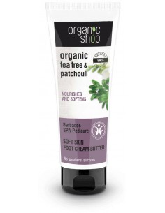 Burro Piedi Nutriente Tea Tree e Patchouli|Organic Shop|Wingsbeat