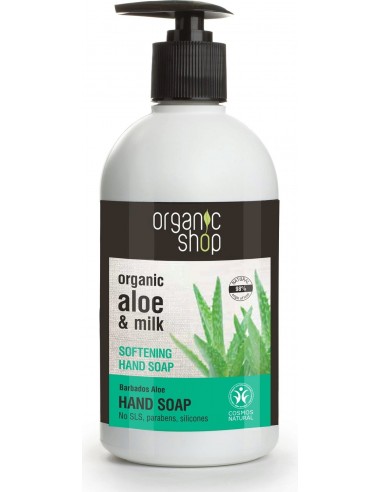 Sapone Liquido Mani Idratante Aloe e Latte|Organic Shop|Wingsbeat