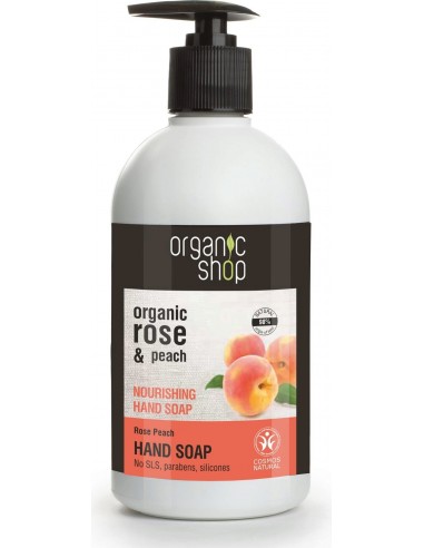 Sapone Liquido Mani Nutriente Rosa e Pesca|Organic Shop|Wingsbeat