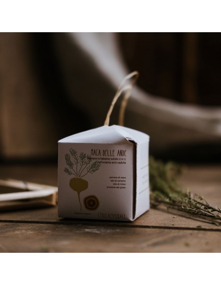 Maca delle Ande Shampoo e Balsamo Solido|Ethical Grace|Wingsbeat Maca delle Ande Shampoo e Balsamo Solido|Ethical Grace|Wingsbeat