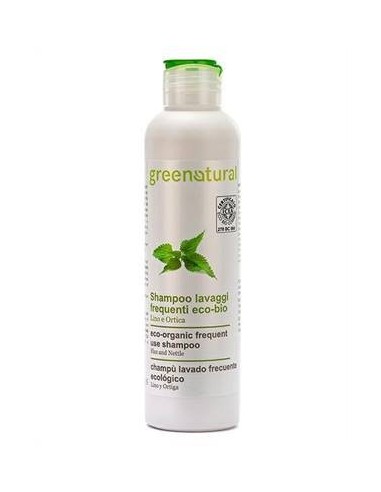 Shampoo Lavaggi frequenti lino & ortica Greenatural - Wingsbeat