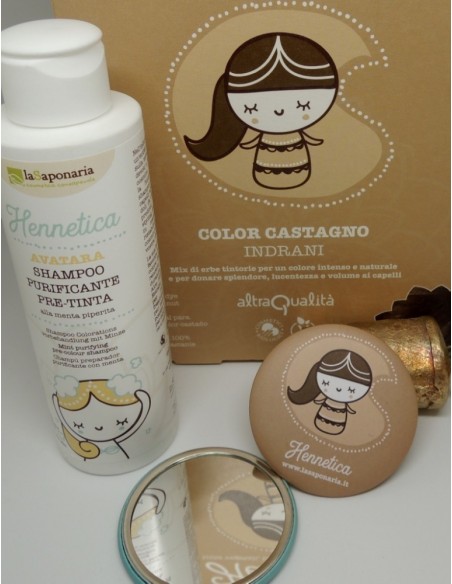 Tinta Vegetale Castagno - Indrani | Acquista su Wingsbeat