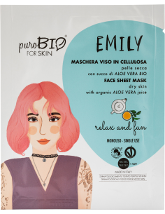 EMILY Maschera Viso Pelle Secca Relax And Fun|Purobio|Wingsbeat