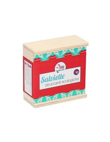 Cofanetto In Legno Con Salviette Struccanti Ecologiche X 10|Lamazuna|Wingsbeat Cofanetto In Legno Con Salviette Struccanti Ecologiche X 10|Lamazuna|Wingsbeat