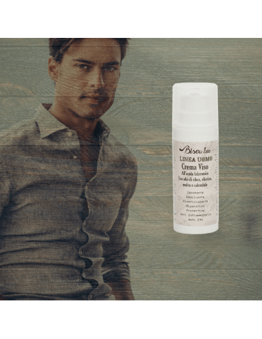 Crema Viso All'Acido Ialuronico - Linea Uomo|Bisoubio|Wingbseat Crema Viso All'Acido Ialuronico - Linea Uomo|Bisoubio|Wingbseat