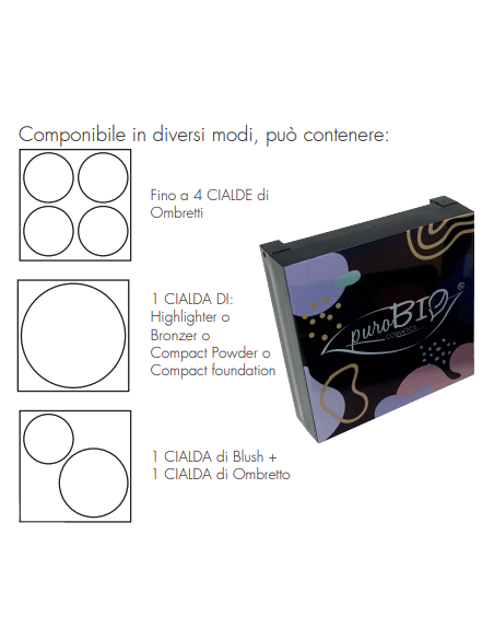 Mini Palette Magnetica|Purobio|Wingsbeat