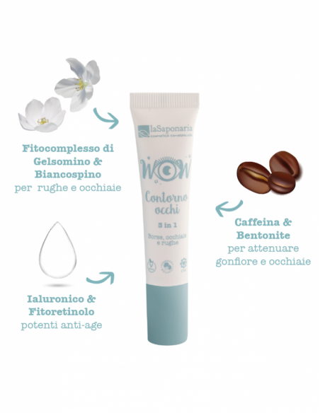 Crema Contorno Occhi 3 in 1 | La Saponaria | Wingsbeat Crema Contorno Occhi 3 in 1 | La Saponaria | Wingsbeat