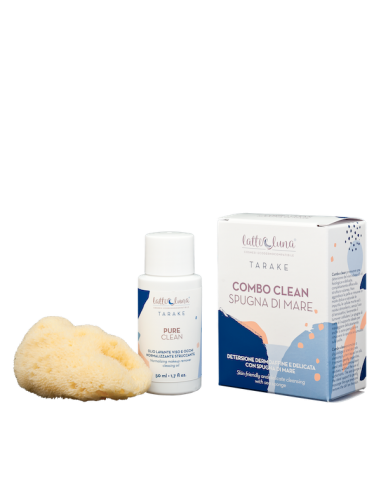 Combo Clean con Spugna di Mare | Tarake | Latte e Luna | Wingsbeat