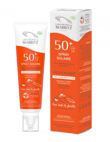 Spray Solare Viso e Corpo SPF50+ - Alga Maris - Wingsbeat Spray Solare Viso e Corpo SPF50+ - Alga Maris - Wingsbeat