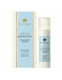 Siero Viso Concentrato Sebonormalizzante per Pelli Grasse e Acneiche|Alkemilla|Wingsbeat