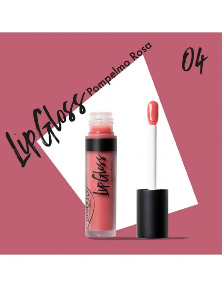 Lip Gloss 04 - Pompelmo Rosa|Purobio|Wingsbeat Lip Gloss 04 - Pompelmo Rosa|Purobio|Wingsbeat