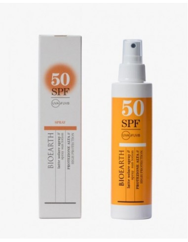 Latte Solare Spray SPF50 Protezione Alta | Bioearth | Wingsbeat