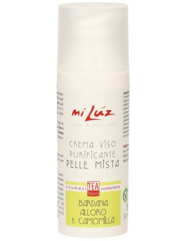 Crema Viso Pelli Miste- Bardana Alloro e Camomilla | TEA NATURA | Wingsbeat