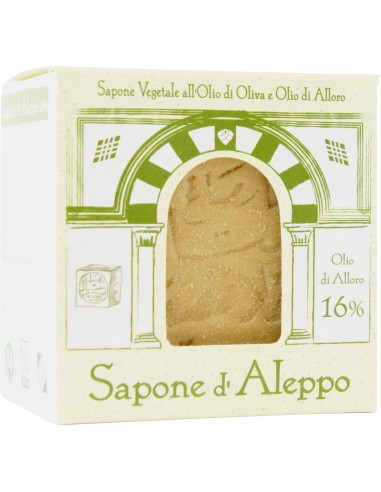 Sapone Aleppo Solido 16 % olio di Alloro | TEA NATURA | Wingsbeat