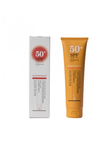 Crema Solare Protezione Altissima Water Resistant SPF50 - Bioearth - Wingsbeat