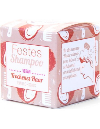 Shampoo Solido Per Capelli Secchi alla Vaniglia e Cocco|Lamazuna|Wingsbeat