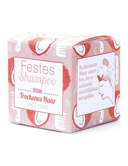 Shampoo Solido Per Capelli Secchi alla Vaniglia e Cocco|Lamazuna|Wingsbeat