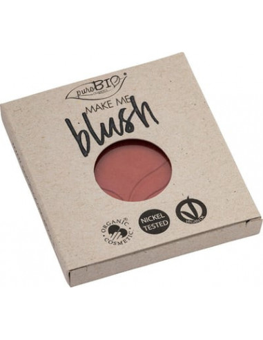 Blush Compatto n.4 Mattone Matt Refill|puroBIO cosmetics|Wingsbeat