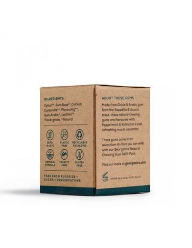 Natural Chewing Gum - Menta Piperita|Georganics|Wingsbeat