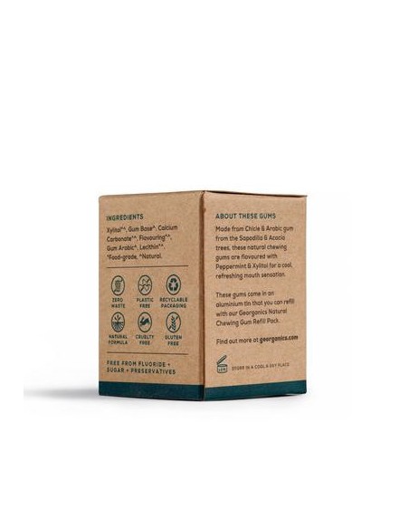Natural Chewing Gum - Menta Piperita|Georganics|Wingsbeat