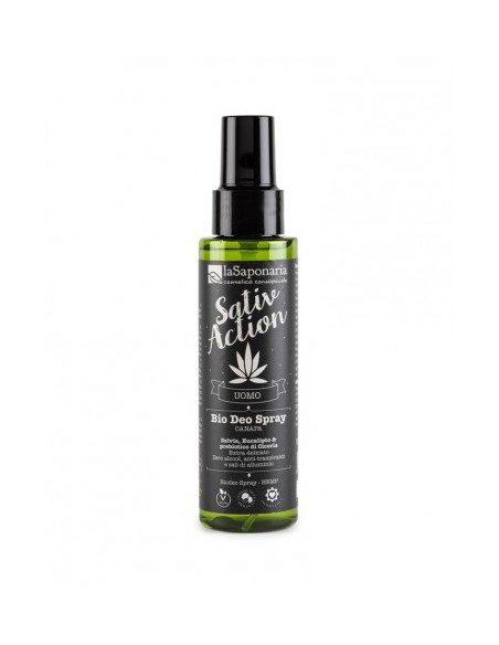 Sativ Action - Bio Deo Spray|La Saponaria|Wingsbeat Sativ Action - Bio Deo Spray|La Saponaria|Wingsbeat