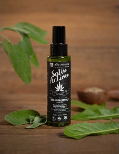 Sativ Action - Bio Deo Spray|La Saponaria|Wingsbeat Sativ Action - Bio Deo Spray|La Saponaria|Wingsbeat