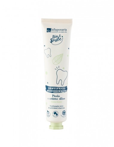 Dentifricio WonderWhite Menta&Carbone|La Saponaria|Wingsbeat