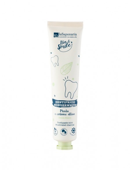 Dentifricio WonderWhite Menta&Carbone|La Saponaria|Wingsbeat
