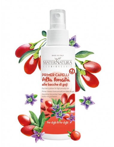 Primer Capelli Alta Porosità alle Bacche di Goji | MaterNatura | Wingsbeat