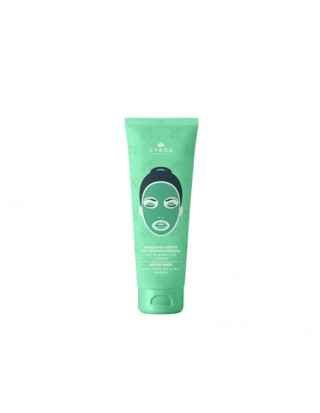 Maschera Viso Detox Ed Anti-Imperfezioni con Tè Verde, Lime e Acqua Attiva di Bambù|Gyada Cosmetics|Wingsbeat Maschera Viso Detox Ed Anti-Imperfezioni con Tè Verde, Lime e Acqua Attiva di Bambù|Gyada Cosmetics|Wingsbeat