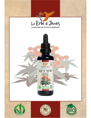 Olio Di Ricino 50 ml|Le erbe di Janas|Wingsbeat Olio Di Ricino 50 ml|Le erbe di Janas|Wingsbeat