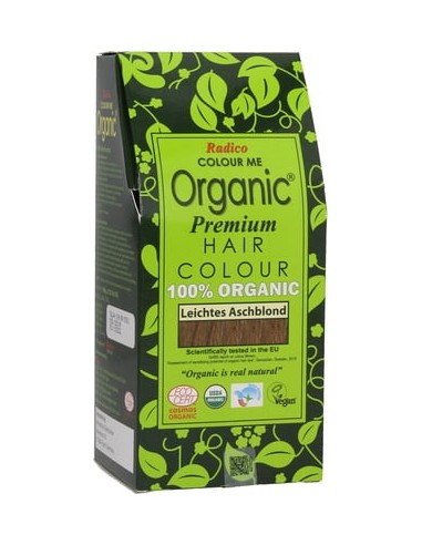 Tinta vegetale 100% biologica Radico Organic per i capelli Light Ash Blonde Biondo Cenere Chiaro|Wingsbeat