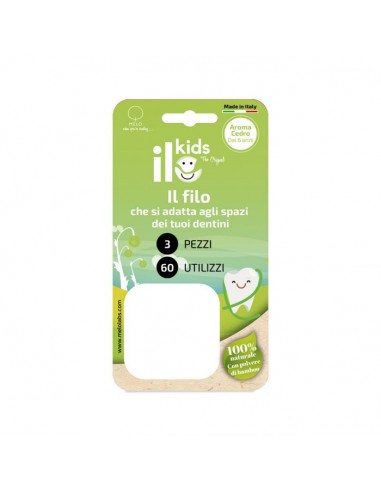 Ilo kids - Filo Interdentale al Cedro|Melo|Wingsbeat