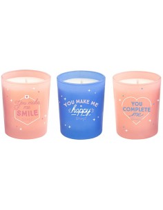 Set di 3 candele per coppie che si amano alla|Mr. Wonderful|Wingsbeat