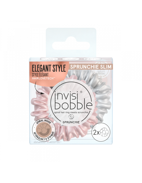 Slim Sprunchie Bella Chrome|Invisibobble|Wingsbeat