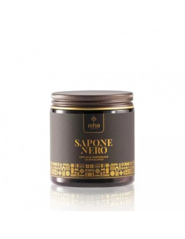 Sapone Nero Con O.E. Di Eucalipto|Isha Cosmetics|Wingsbeat