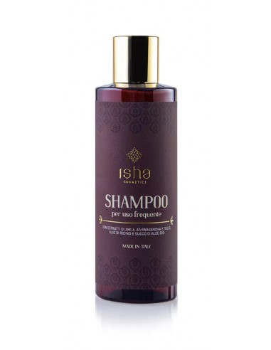 Shampoo Ayurvedico Amla, Tulsi ed Ashwagandha - Uso Frequente|Isha Cosmetics|Wingsbeat