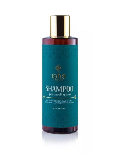 Shampoo Ayurvedico Neem, Tulsi ed Amla - Capelli Grassi|Isha Cosmetics|Wingsbeat