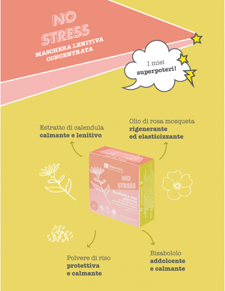 No Stress - Maschera Viso Lenitiva|La Saponaria|Wingsbeat No Stress - Maschera Viso Lenitiva|La Saponaria|Wingsbeat