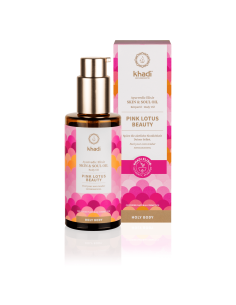 Olio Per Il Corpo Elisir Ayurvedico Skin & Soul Pink Lotus Beauty | Khadi | Wingsbeat