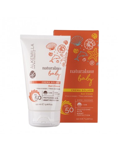 Crema Solare Viso Corpo Baby SPF 50 | Alkemilla | Wingsbeat