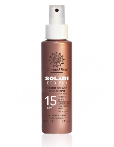 Fluido Solare Viso Corpo SPF 15 | Domus Olea Toscana | Wingsbeat