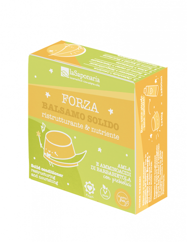 Forza Balsamo Solido Ristrutturante e Nutriente | La Saponaria | Wingsbeat