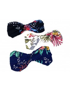 Fascia Donna Fiorata con Nodo