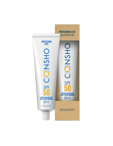 Consho - Crema Solare 100% Minerale SPF 50 | Bioearth | Wingsbeat