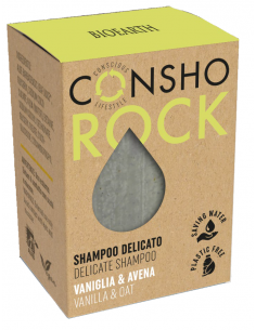 Consho - Rock Shampoo Capelli Delicato Vaniglia e Avena | Bioearth | Wingsbeat