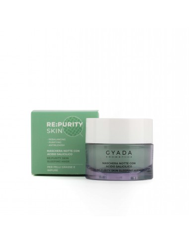 Re-Purity Skin Sleeping Mask - Maschera Notte con Acido Salicilico | Gyada Cosmetics | Wingsbeat