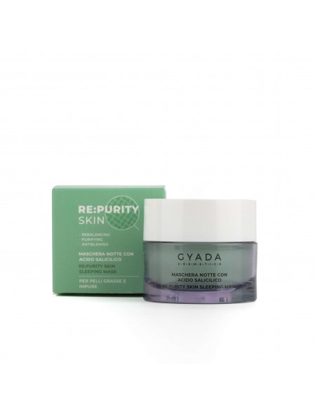 Re-Purity Skin Sleeping Mask - Maschera Notte con Acido Salicilico | Gyada Cosmetics | Wingsbeat