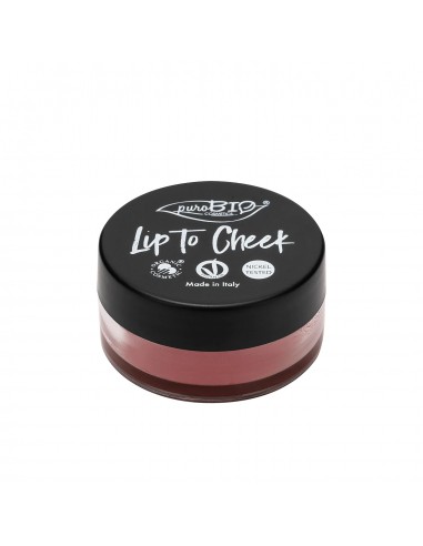 Lip To Cheek - Blush e Rossetto in Crema Litchi | puroBIO Cosmetics | Wingsbeat